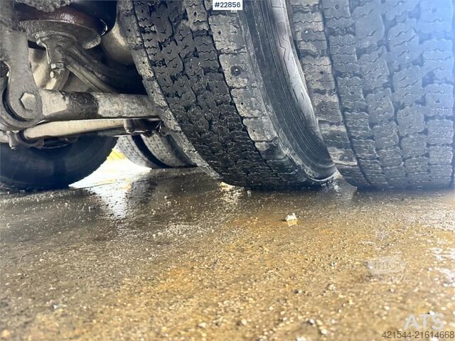 Hook arm system MAN TGX 26.480 6x2 hooklift truck with box – crane hyd