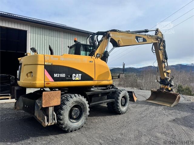 Riteņu ekskavators CAT M316D