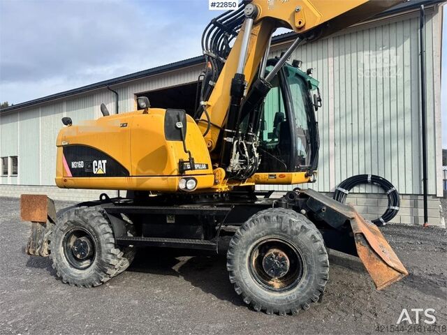 Riteņu ekskavators CAT M316D