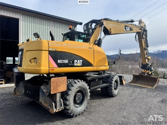 Riteņu ekskavators CAT M316D