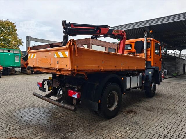 3-Seiten-Kipper MAN 18.290 4x4 F2000 Palfinger PK 9001 EH