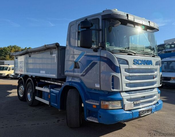 Camion ribaltabile trilaterale SCANIA R440 6x2*4 AHK Lenk-/Liftachse Retarder