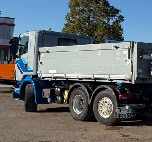 Camion ribaltabile trilaterale SCANIA R440 6x2*4 AHK Lenk-/Liftachse Retarder