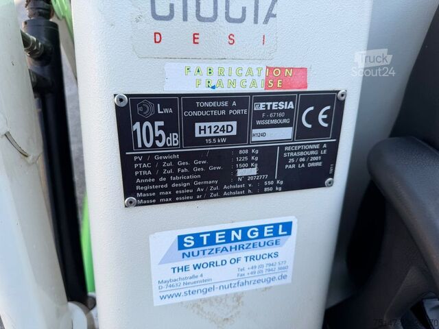 Ostalo  Etesia H124D Aufsitzrasenmäher Diesel Hydrostat