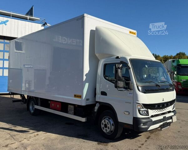 Skåpbil FUSO Canter 7C18 3-Sitzer Klima Koffer Ladebordwand