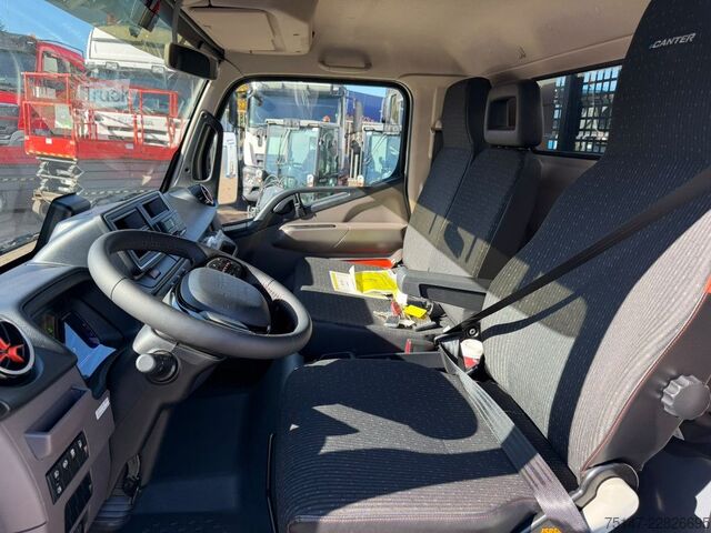 Pick-up bestelwagen FUSO eCanter 4C15e 3-Sitzer Klima Pritsche offen