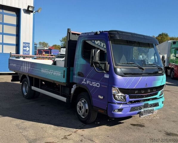 Pick-up skåpbil FUSO eCanter 4C15e 3-Sitzer Klima Pritsche offen