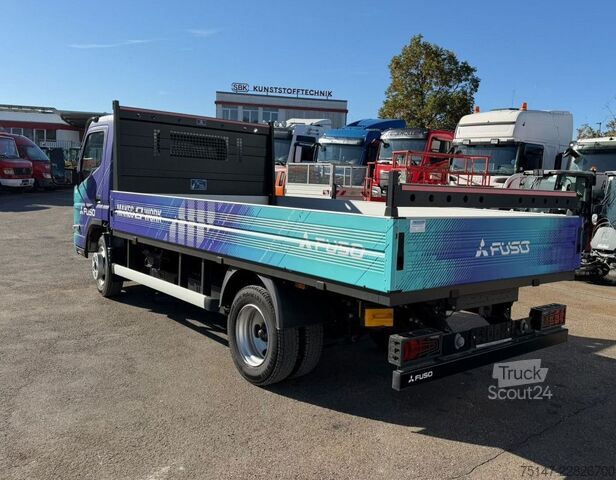 Pick-up skåpbil FUSO eCanter 4C15e 3-Sitzer Klima Pritsche offen
