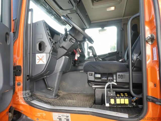 شاحنة قلّابة بذراع تحميل متحرك SCANIA G 410/8x4 Abrollkipper AP Achsen