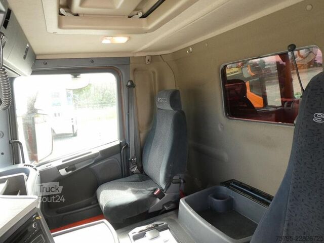 شاحنة قلّابة بذراع تحميل متحرك SCANIA G 410/8x4 Abrollkipper AP Achsen