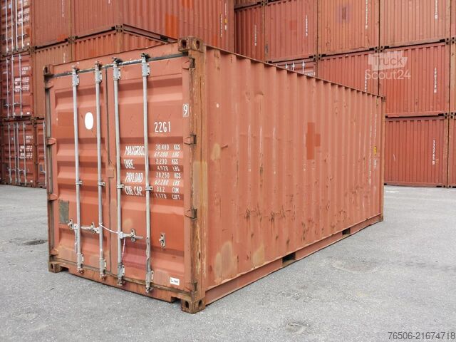 Container de transport maritim  20' DV used sea container Depot Livorno