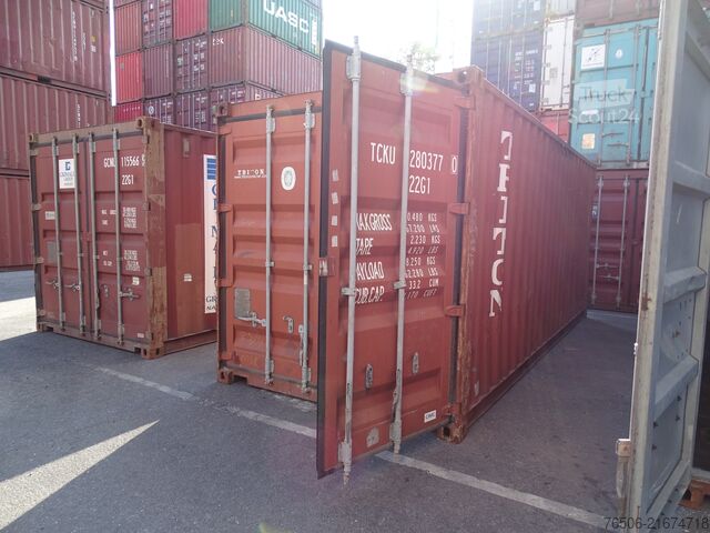 Container de transport maritim  20' DV used sea container Depot Livorno