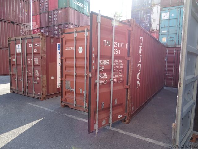 Container de transport maritim  20' DV used sea container Depot Livorno