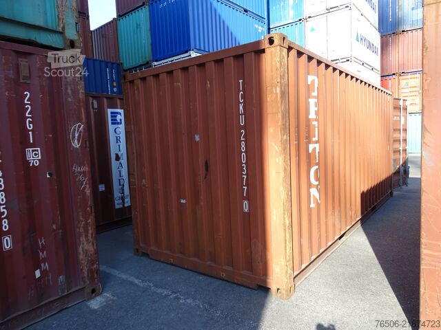 Container de transport maritim  20' DV used sea container Depot Livorno