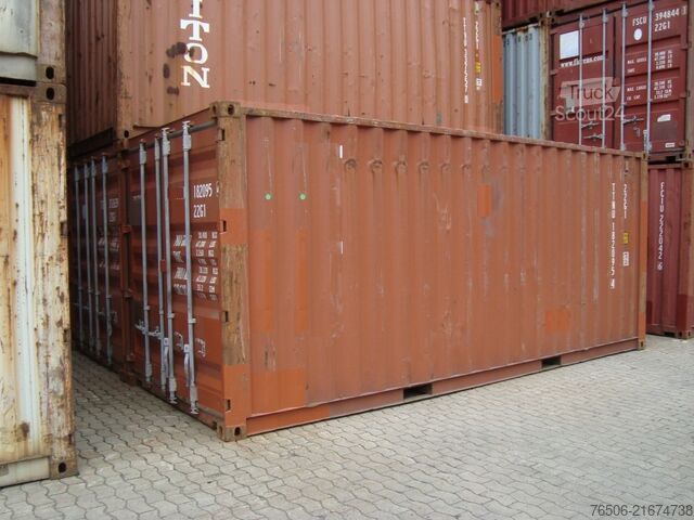 Container de transport maritim  20' DV used sea container Depot Livorno