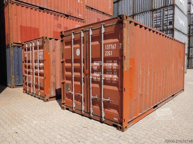 Container de transport maritim  20' DV used sea container Depot Livorno