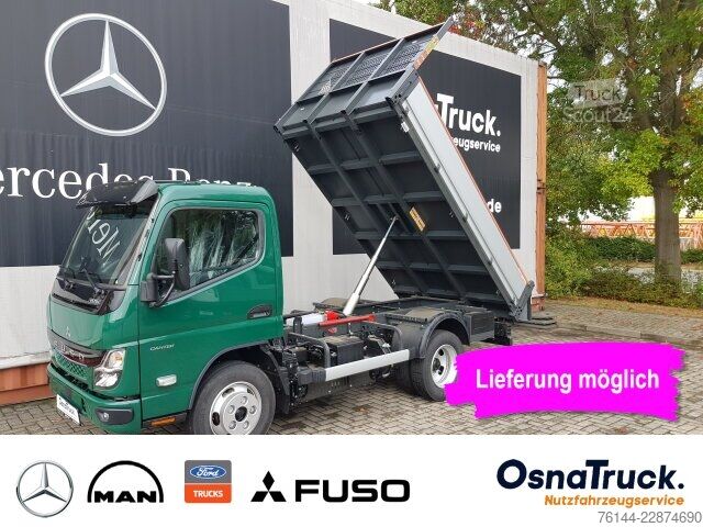 Furgone a tetto alto FUSO Canter 4C15e Hinterkipper Klima, Kamera, AHK
