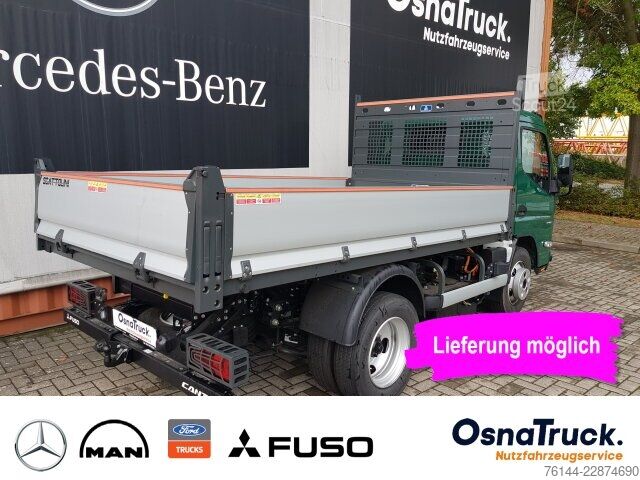 Furgone a tetto alto FUSO Canter 4C15e Hinterkipper Klima, Kamera, AHK