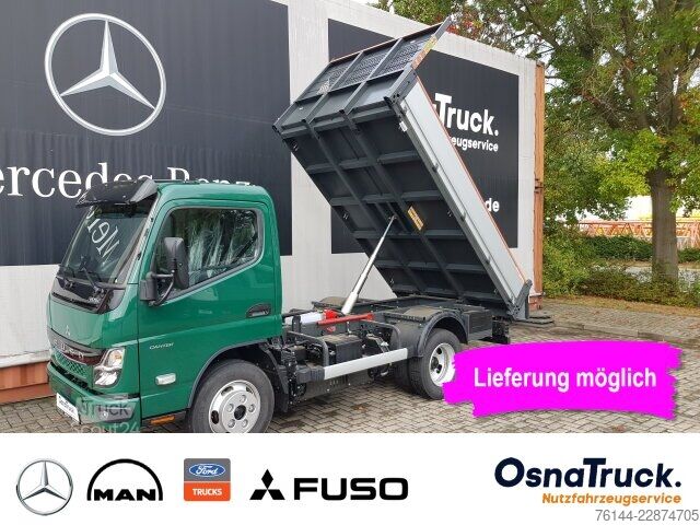 Camion ribaltabile trilaterale Mitsubishi Canter 4C15e Hinterkipper Klima, Kamera, AHK