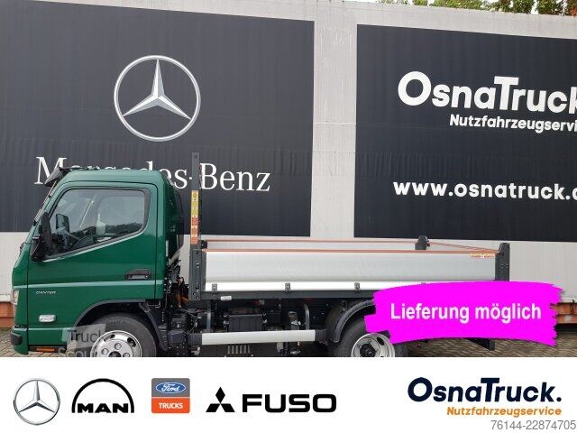 Camion ribaltabile trilaterale Mitsubishi Canter 4C15e Hinterkipper Klima, Kamera, AHK