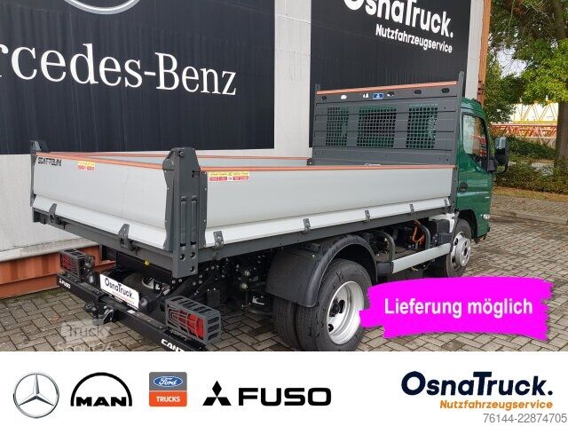 Camion ribaltabile trilaterale Mitsubishi Canter 4C15e Hinterkipper Klima, Kamera, AHK