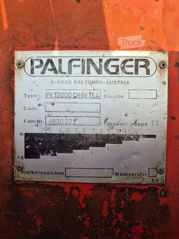 Camion-grue MAN 26.332 6x4 + Palfinger PK 12000