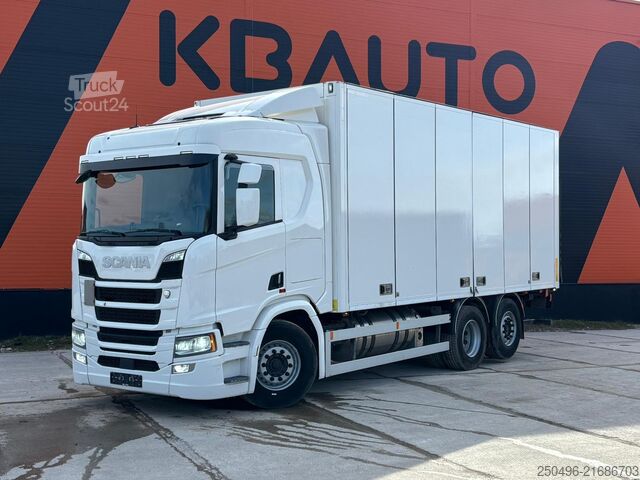 Dėžės korpusas Scania R 410 6x2*4 CNG / RETARDER / BOX L=6970 mm