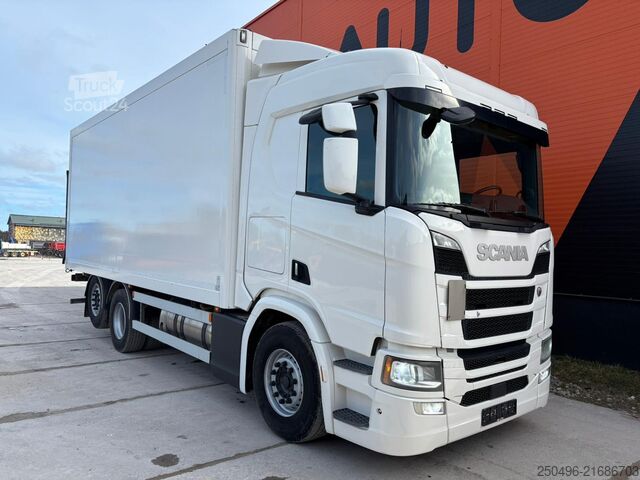 Dėžės korpusas Scania R 410 6x2*4 CNG / RETARDER / BOX L=6970 mm