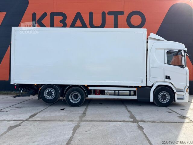 Dėžės korpusas Scania R 410 6x2*4 CNG / RETARDER / BOX L=6970 mm