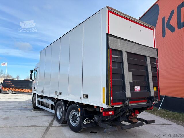 Dėžės korpusas Scania R 410 6x2*4 CNG / RETARDER / BOX L=6970 mm