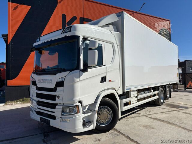 Transportavimas šaldytuve ir (arba) šaldiklyje Scania G 450 6x2*4 TK CO2 / BOX L=8454 mm / RETARDER