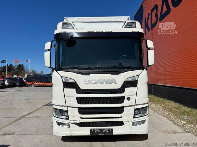 Transportavimas šaldytuve ir (arba) šaldiklyje Scania G 450 6x2*4 TK CO2 / BOX L=8454 mm / RETARDER