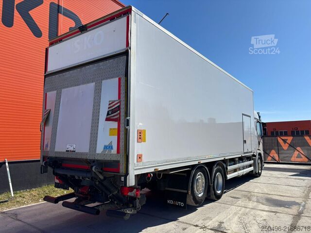 Transportavimas šaldytuve ir (arba) šaldiklyje Scania G 450 6x2*4 TK CO2 / BOX L=8454 mm / RETARDER