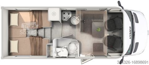 Autorulotă integrată Concorde Liner 990 RLI NEUER GRUNDRISS RUNDSITZGRUPPE