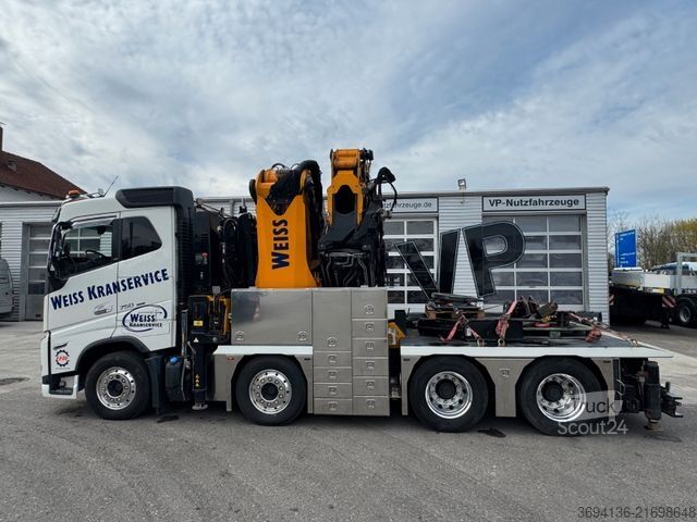 Grúa montada en camión VOLVO FH750 8x4 Effer 2055 8s-Jib6S Heavy Duty