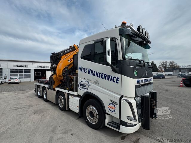 Grúa montada en camión VOLVO FH750 8x4 Effer 2055 8s-Jib6S Heavy Duty