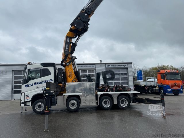 Grúa montada en camión VOLVO FH750 8x4 Effer 2055 8s-Jib6S Heavy Duty