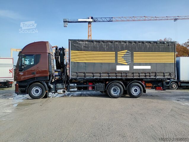 Draperie IVECO AS260S42Y/FS mit Kran BDF