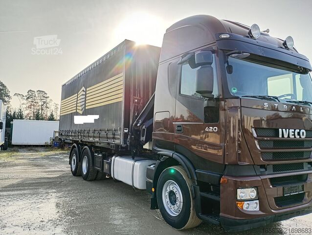 Draperie IVECO AS260S42Y/FS mit Kran BDF