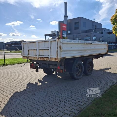 Tresidet tipvognstrailer BLOMENRÖHR SDAH Tandem Dreiseitenkipper 3-Seiten Kipper