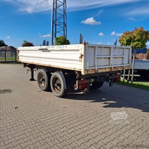 Tresidet tipvognstrailer BLOMENRÖHR SDAH Tandem Dreiseitenkipper 3-Seiten Kipper