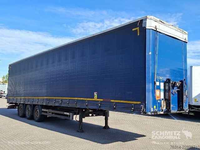 Atvira puspriekabė su tentu Kögel Curtainsider Mega