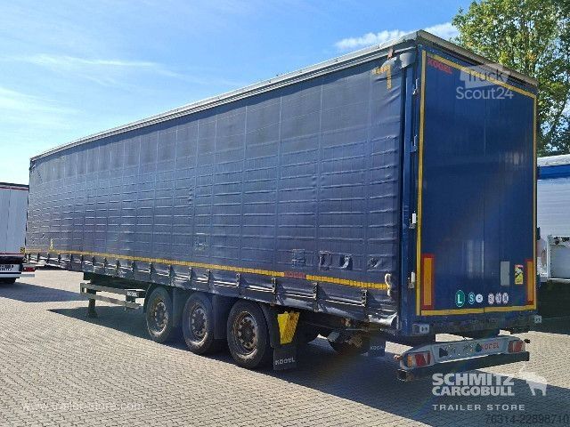 Atvira puspriekabė su tentu Kögel Curtainsider Mega