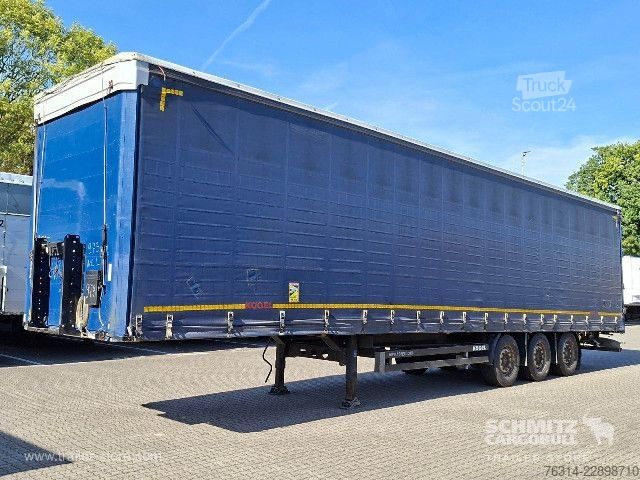 Atvira puspriekabė su tentu Kögel Curtainsider Mega