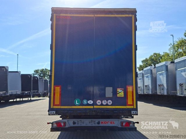 Atvira puspriekabė su tentu Kögel Curtainsider Mega