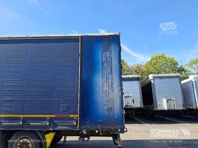 Atvira puspriekabė su tentu Kögel Curtainsider Mega