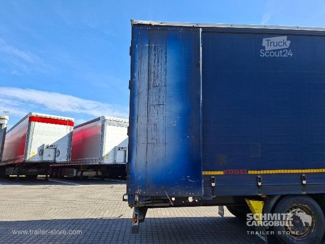 Atvira puspriekabė su tentu Kögel Curtainsider Mega