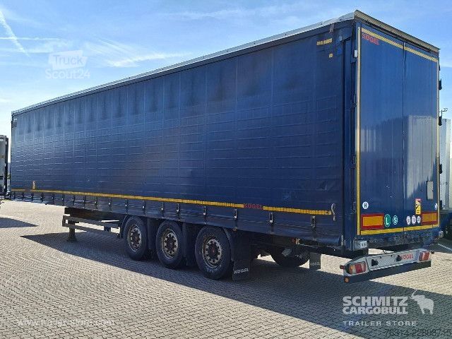 Atvira puspriekabė su tentu Kögel Curtainsider Mega