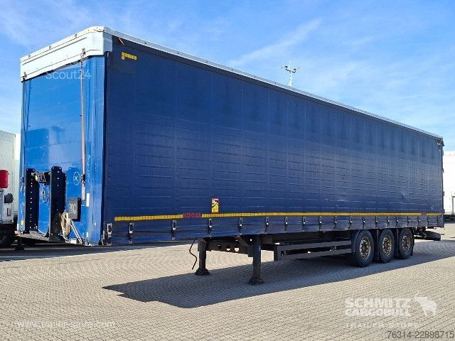Atvira puspriekabė su tentu Kögel Curtainsider Mega