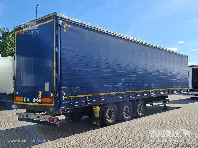 Atvira puspriekabė su tentu Kögel Curtainsider Mega